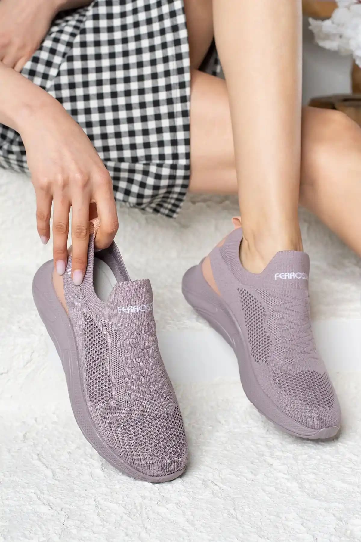 İmerShoes Günlük Unisex Mor Sneaker: Konfor ve Şıklık Bir Arada