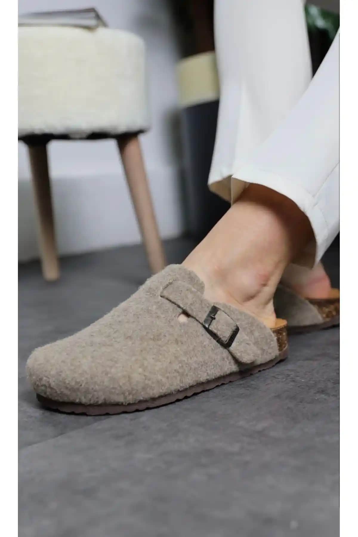 Land of Cork Sabo doğal mantar tabanlı ortopedik unisex terlik Türkiye üretimi