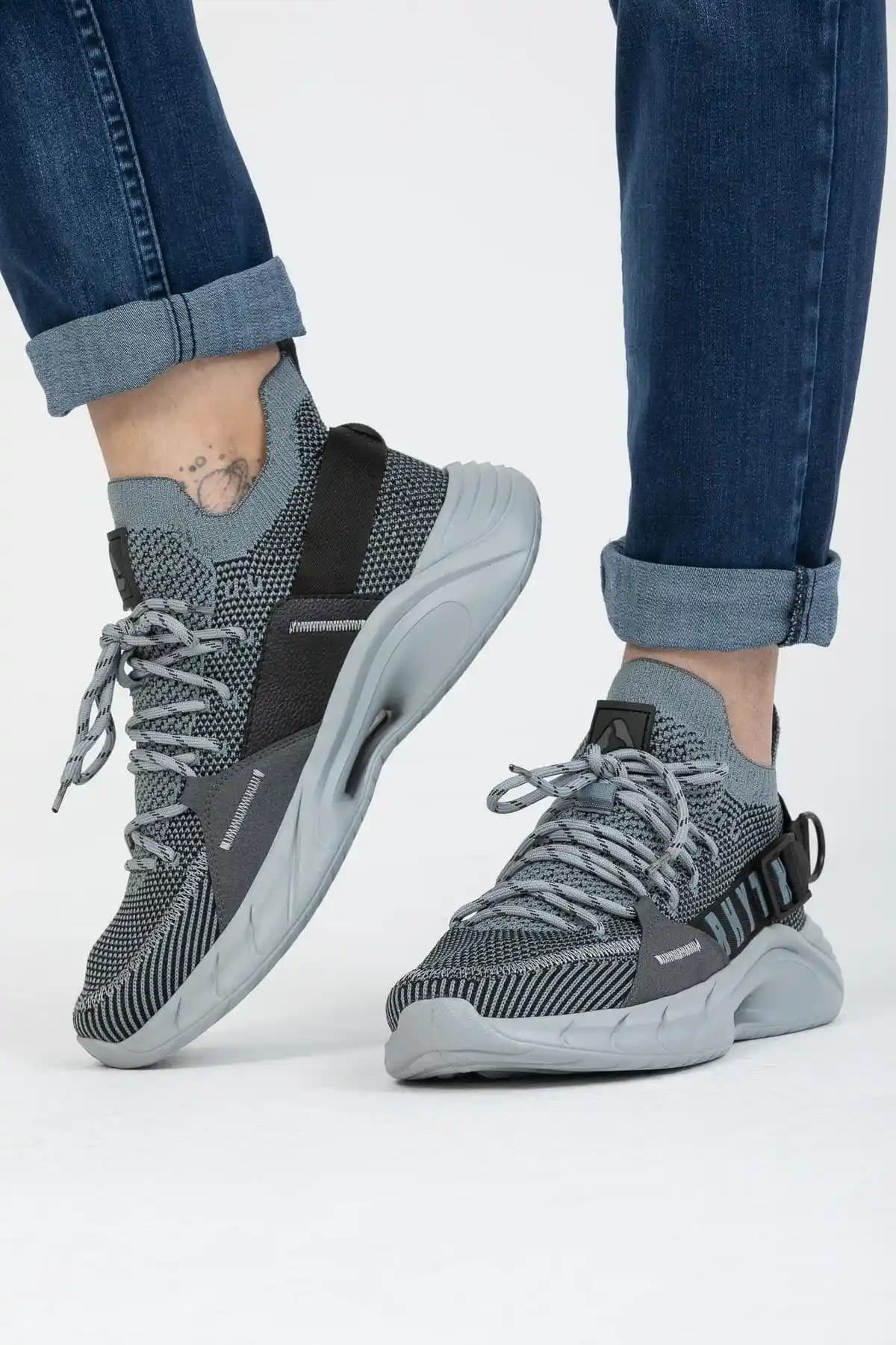 LETOON svngx Ritim Gri Unisex Sneaker Ayakkabı Günlük Kullanım ve Şıklık İçin