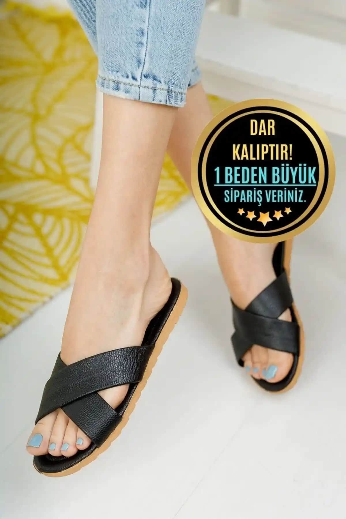 Modafırsat Siyah Kadın Günlük Terlikleri Konfor ve Şıklığın Modern Buluşması