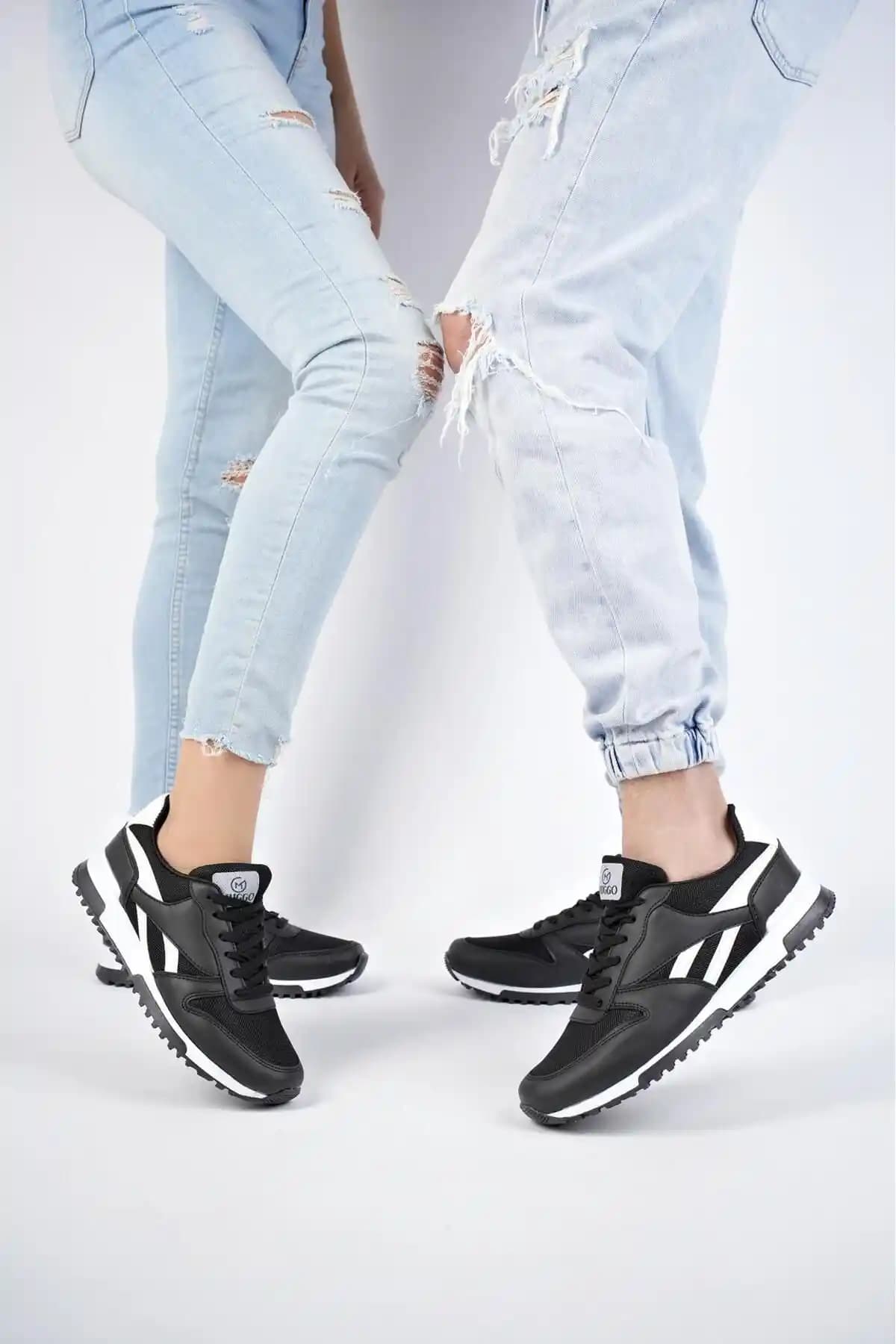Muggo Elvis Unisex Spor Ayakkabısı Günlük Kullanım İçin Ortopedik ve Şık Tasarım