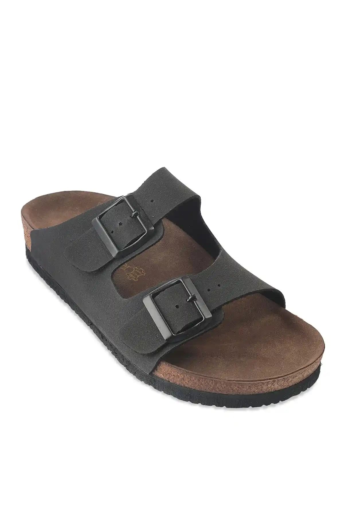 Slazenger Lens Erkek Siyah Nubuk Terlik: Şık ve Rahat Günlük Kullanım Ayakkabısı