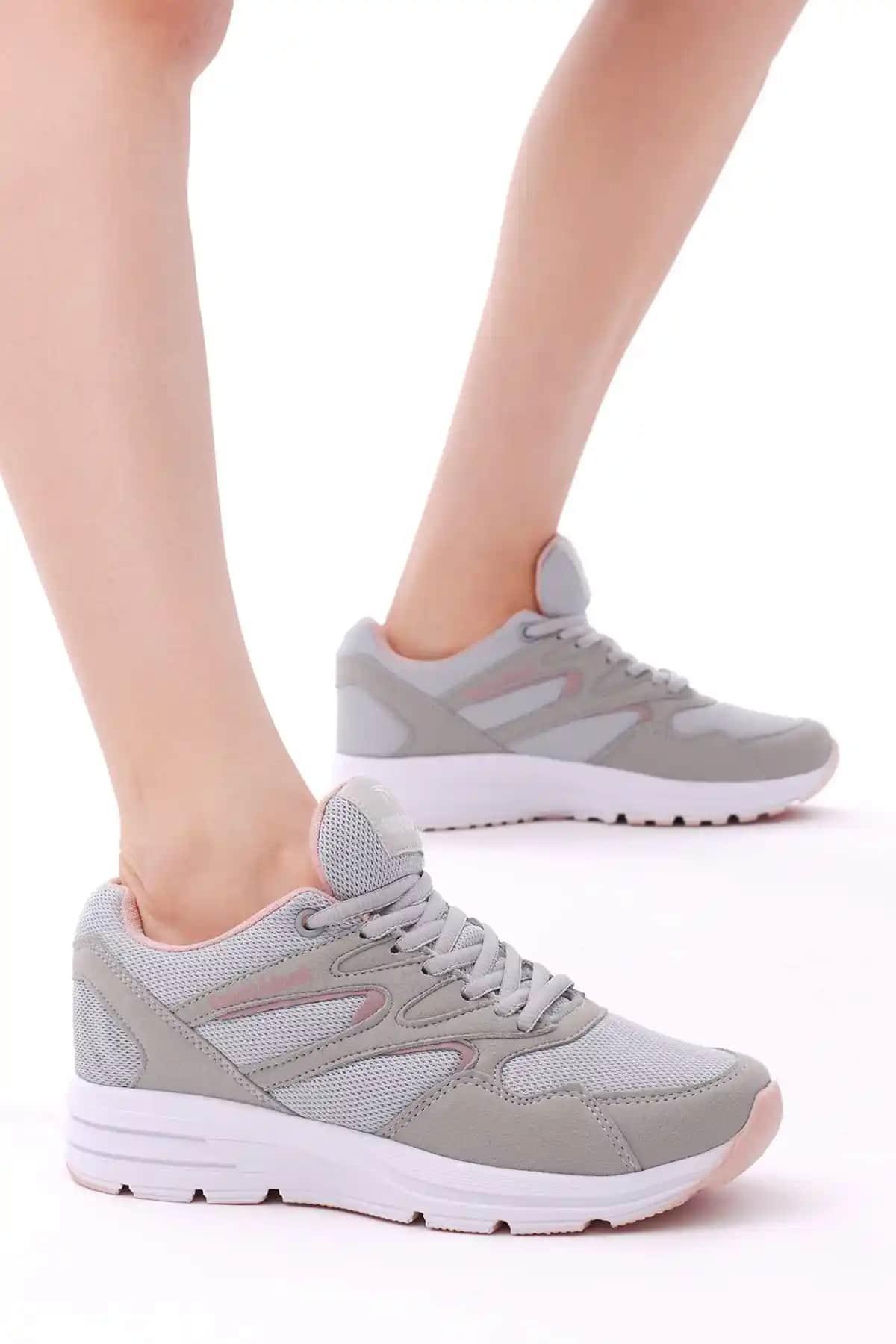 Tonny Black Unisex Buz Pudra Spor Ayakkabı Şıklık ve Konforu Bir Arada Sunar