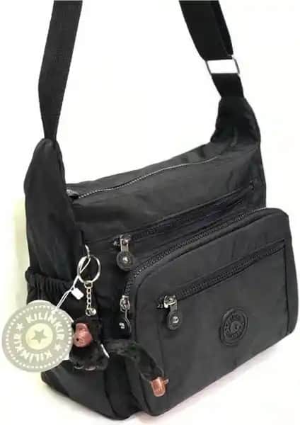 Baginn Kadın Siyah Kılinkır Postacı Çantası Günlük Kullanım İçin Dayanıklı ve Şık Tasarım
