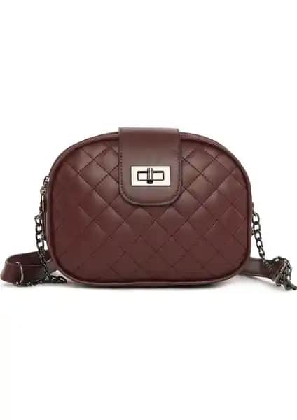 Bagmori Bordo Üç Fermuarlı Kilitli Çanta: Şık ve Fonksiyonel Günlük Kullanım Aksesuarı