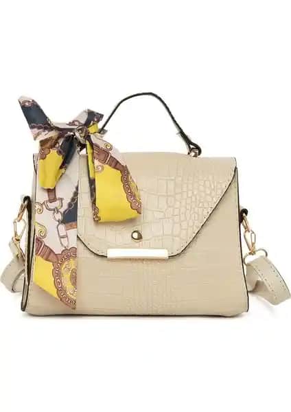 Bagmori Kroko Krem Kapaklı Şallı Askılı Çanta İnceleme ve Kullanıcı Yorumları