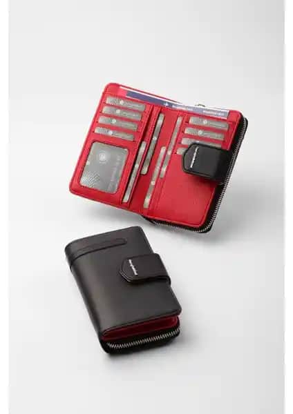 Cengiz Pakel Kadın Orta Boy Cüzdan: Şıklık ve İşlevselliğin Modern Bir Buluşması