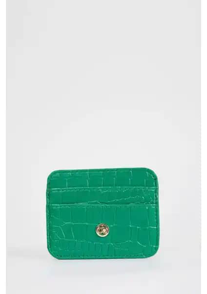 DeFacto Kadın Suni Deri Croco Kartlık Günlük Kullanım İçin Şık ve Pratik Tasarım