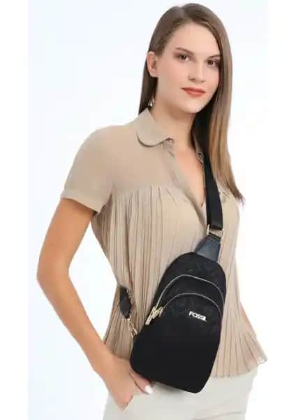 Fossil 05FS22Y281-KN4F S Siyah Kadın Çanta Günlük ve Şık Tasarım