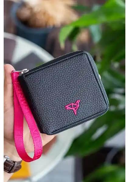 Garbalia Nora El Saplı Fermuarlı Kadın Cüzdanı Şık ve Dayanıklı Tasarım