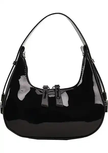 Jiuyue Kadın Rugan Parlak Omuz Çantası: Şıklık ve Fonksiyonellik Bir Arada