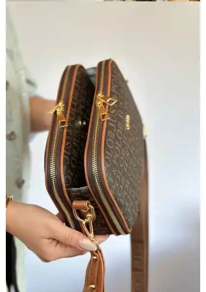 Just Polo Kadın Siyah 5 Bölmeli Uzun Askılı Omuz Çantası Şıklık ve İşlevselliğin Buluşması