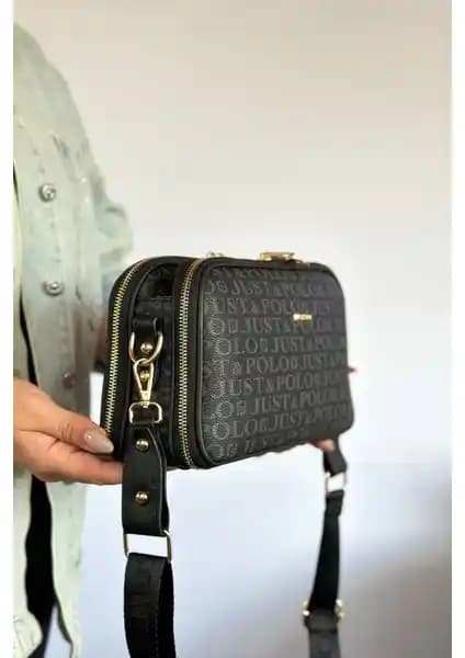 Just Polo Kadın Siyah Çok Bölmeli Uzun Askılı Omuz Çantası İnceleme ve Kullanıcı Yorumları