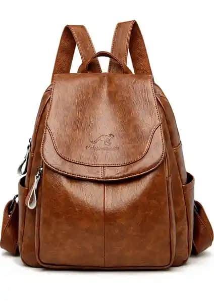 Langton Yu<muş>ak Deri Sırt Çantası: Şık ve Fonksiyonel Günlük Kullanım Çantası