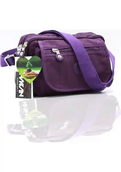 MEGA 215 Kipling Kadın Mor Çapraz Çanta Günlük Kullanım İçin Şık ve Dayanıklı Tasarım