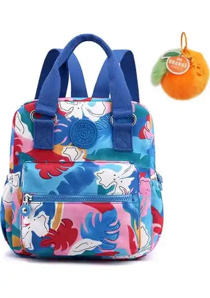 One Orange Kadın Günlük Küçük Sırt Çantası Mavi Şık ve Dayanıklı Tasarım Özellikleri