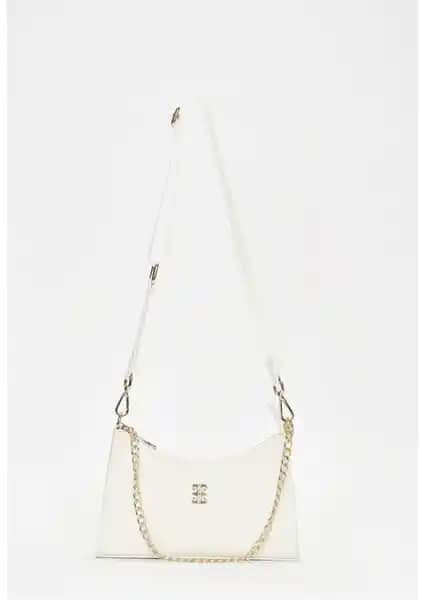 Pierre Cardin 05PO22Y1565-LSA Kadın Beyaz Omuz Çantası Şıklık ve Fonksiyonellik Bir Arada