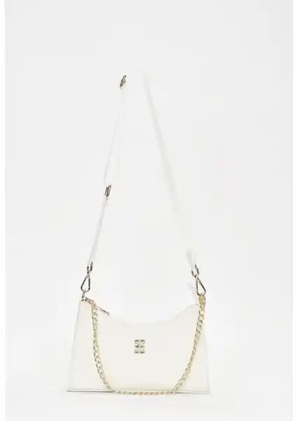 Pierre Cardin 05PO22Y1565-LSA Kadın Beyaz Omuz Çantası Şıklık ve Fonksiyonellik Bir Arada