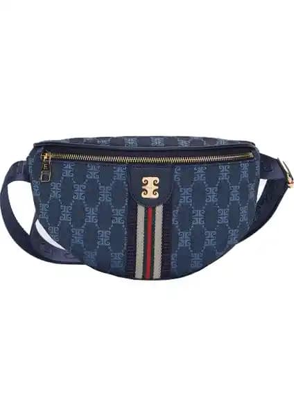 Pierre Cardin Denim Kadın Bel Çantası Günlük Şıklık ve Fonksiyonellik Sunar