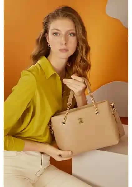 Pierre Cardin Floater Toprak Kadın Omuz Çantası Günlük Şıklık ve Fonksiyonellik Sunar