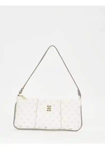 Pierre Cardin Kadın Beyaz Omuz Çantası Modern ve Şık Tasarımıyla Günlük Kullanım İçin Uygun