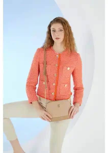 Pierre Cardin Kadın Çanta Floater Toprak Renkli Şık ve Fonksiyonel Tasarım