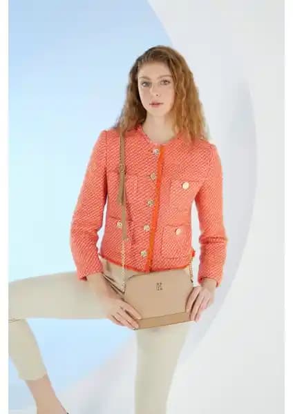 Pierre Cardin Kadın Çanta Floater Toprak Renkli Şık ve Fonksiyonel Tasarım