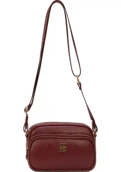 Pierre Cardin Kadın Floater Bordo Çanta Günlük ve Şık Kullanım İçin Uygun