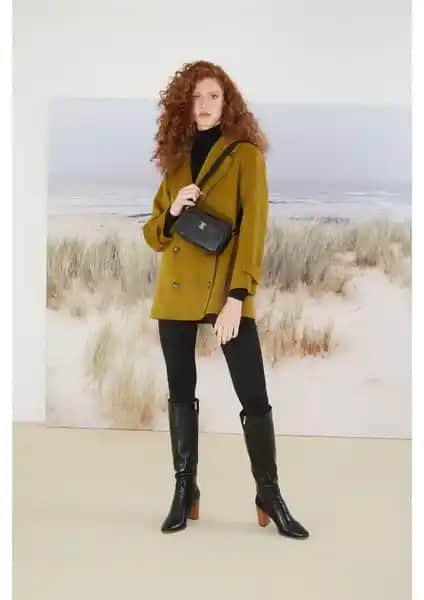 Pierre Cardin Kadın Siyah Floater Çapraz Çanta Günlük Kullanım İçin Şık ve Dayanıklı Tasarım