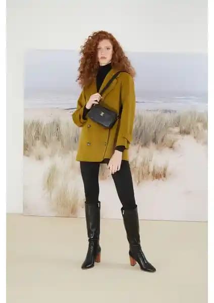 Pierre Cardin Kadın Siyah Floater Çapraz Çanta Günlük Kullanım İçin Şık ve Dayanıklı Tasarım