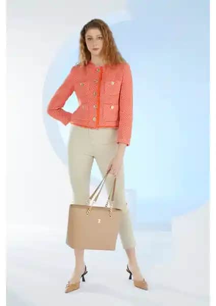 Pierre Cardin Toprak Kadın Omuz Çantası Şık ve Fonksiyonel Tasarımıyla Günlük ve Davet Kullanımı İçin