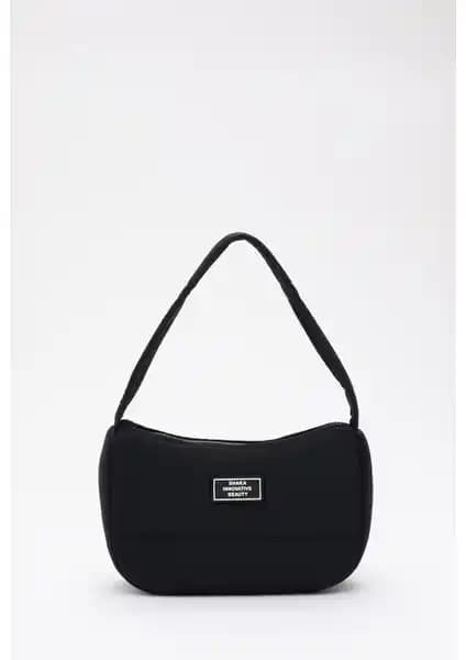 SHAKA Siyah U11 Kanvas Kumaş Çanta Günlük Kullanım İçin Şık ve Dayanıklı Tasarım