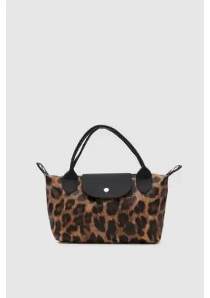 Shule Bags Tiger Leopar Desen Omuz Çantası Kadınlar İçin Şık ve Çok Yönlü Kullanım İmkanı Sunar