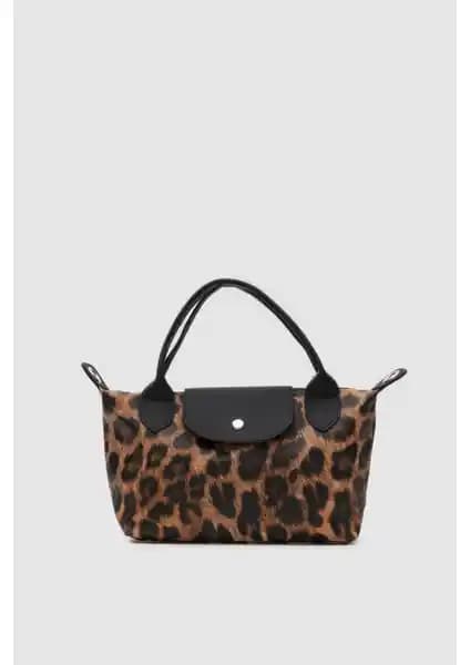 Shule Bags Tiger Leopar Desen Omuz Çantası Kadınlar İçin Şık ve Çok Yönlü Kullanım İmkanı Sunar