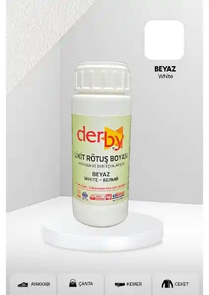 Derby Deri Eşyalar İçin Örtücü Yoğun Rötuş Boyası 100 ml - Kartela Renkleri