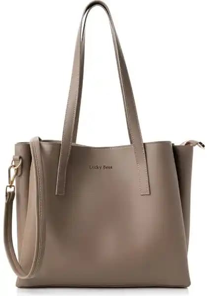 Lucky Bees Kadın Çift Askılı Tote Çanta – Şık ve Fonksiyonel Günlük Aksesuar