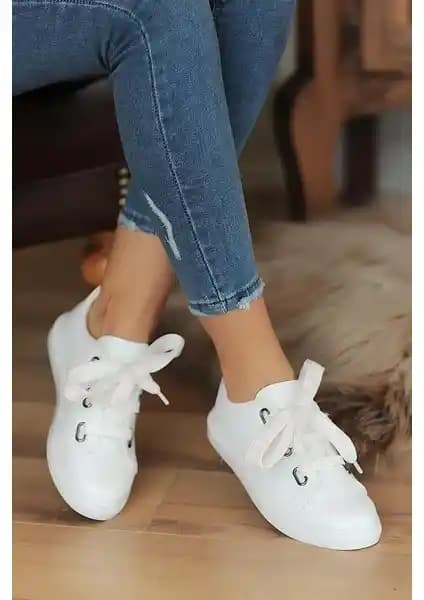 Pembe Potin Kadın Spor Ayakkabı: Rahat Kalıp ve Şık Tasarım ile Günlük Kullanım İçin İdeal