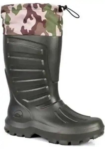 Sonimix Kısa Termal Eva Konçlu Çoraplı Kauçuk Çizme - Soğuk Havalara Dayanıklı Konforlu Model