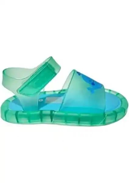 Vicco Jelly Patik Işıklı Sandalet: Yeşil Kız Çocukları İçin Rahat ve Şık Seçenek