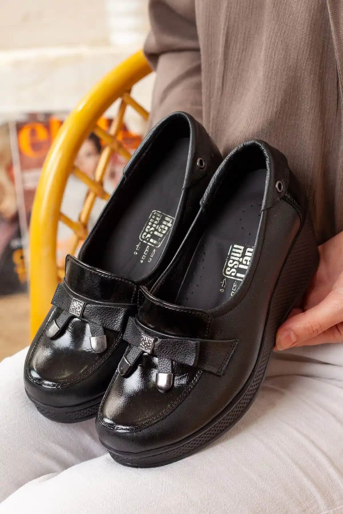 Adam Adam Kadın Hakiki Deri Ortopedik Ayakkabı Şıklık ve Konforun Buluşması