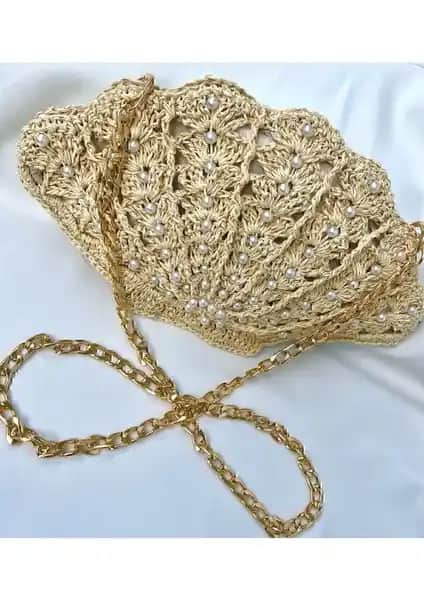 Dna Moda Incili Midye Çanta ile Ende Bag Kahverengili Incili Omuz Çantası Karşılaştırması