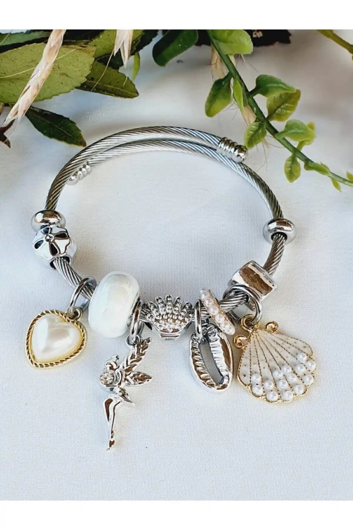 Ahzar Çelik Deniz Kabuğu ve Genel Markalar Su Perisi Charmlı Bileklik Karşılaştırması