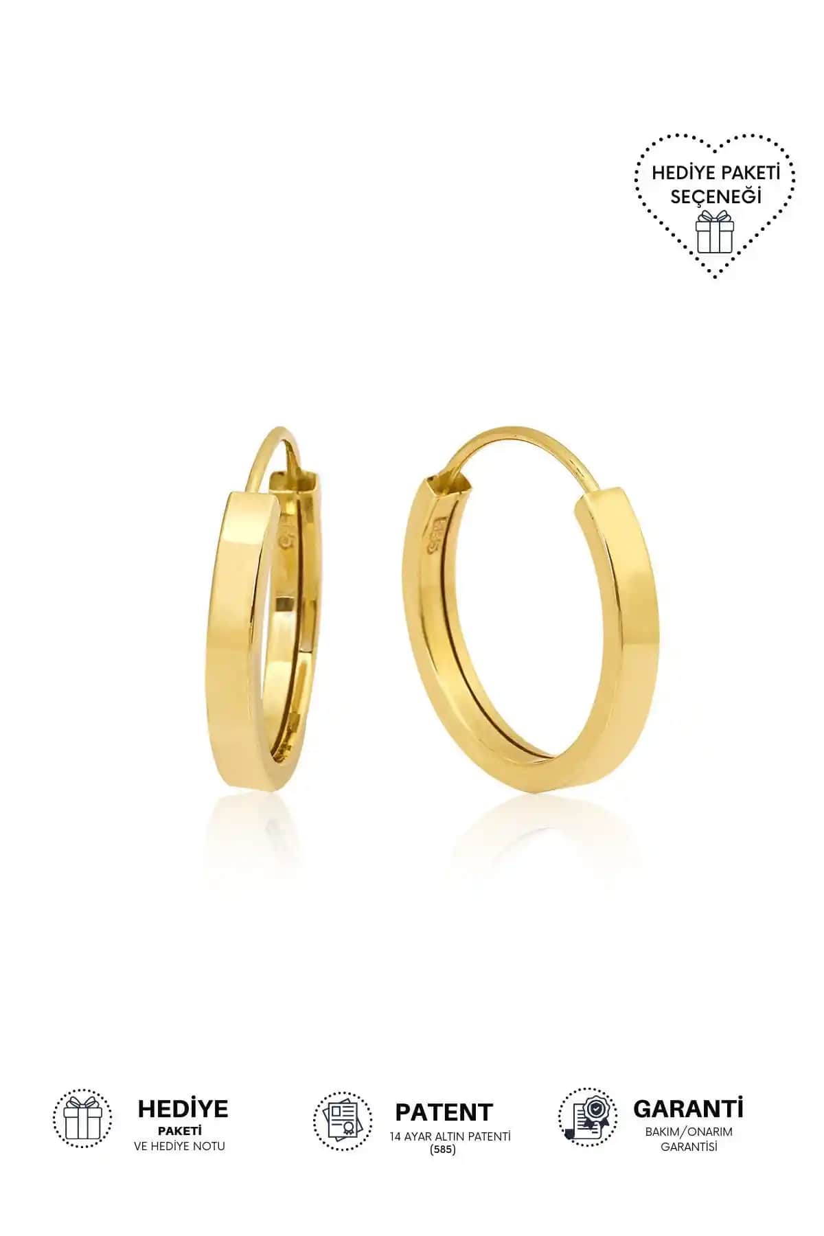 Altınkesesi 14 Ayar Altın Düz Çift Halka Küpe ve Halep Bileklik Karşılaştırması