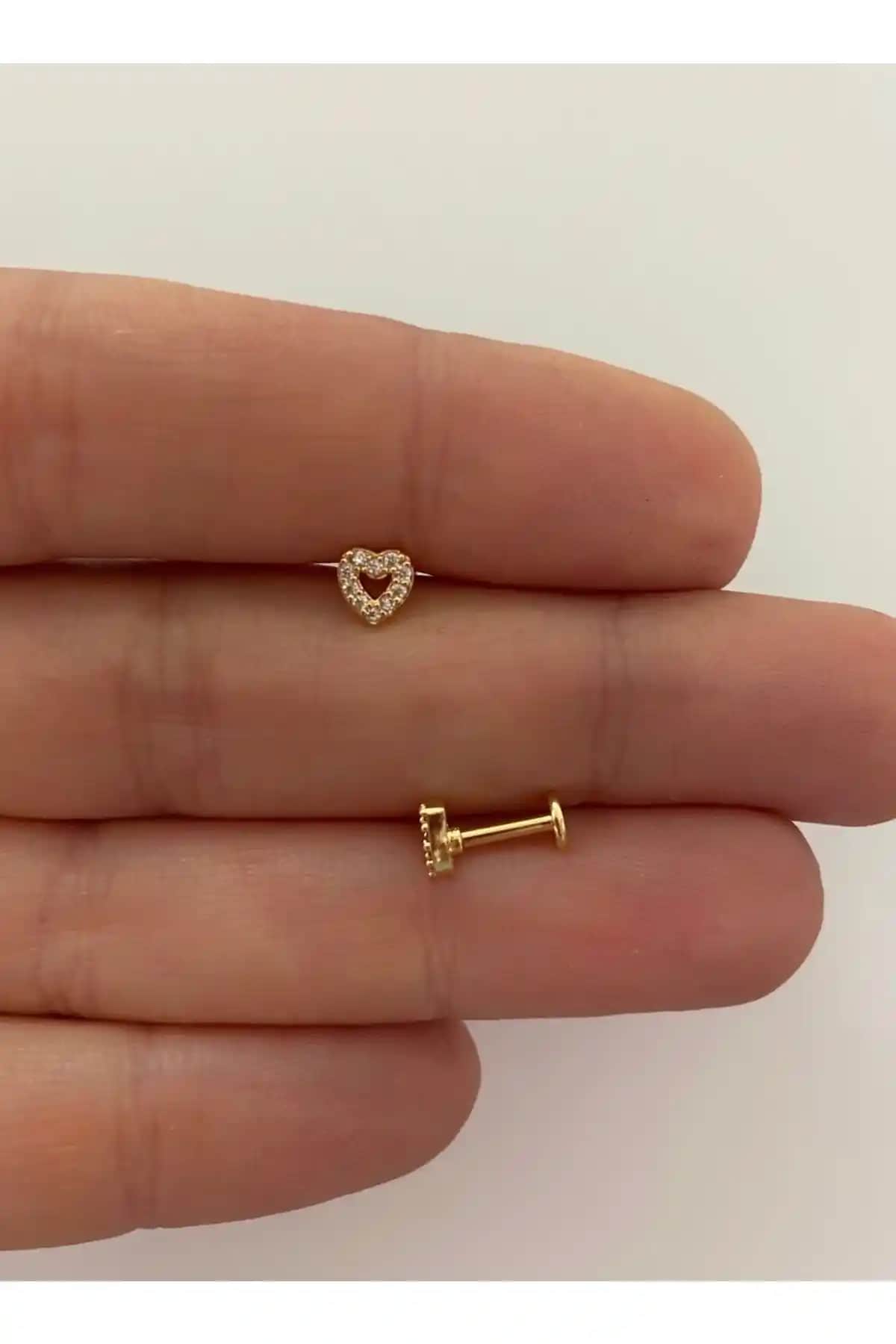 Arescollection Cerrahi Çelik ve Sacce Kalp Piercing Karşılaştırması