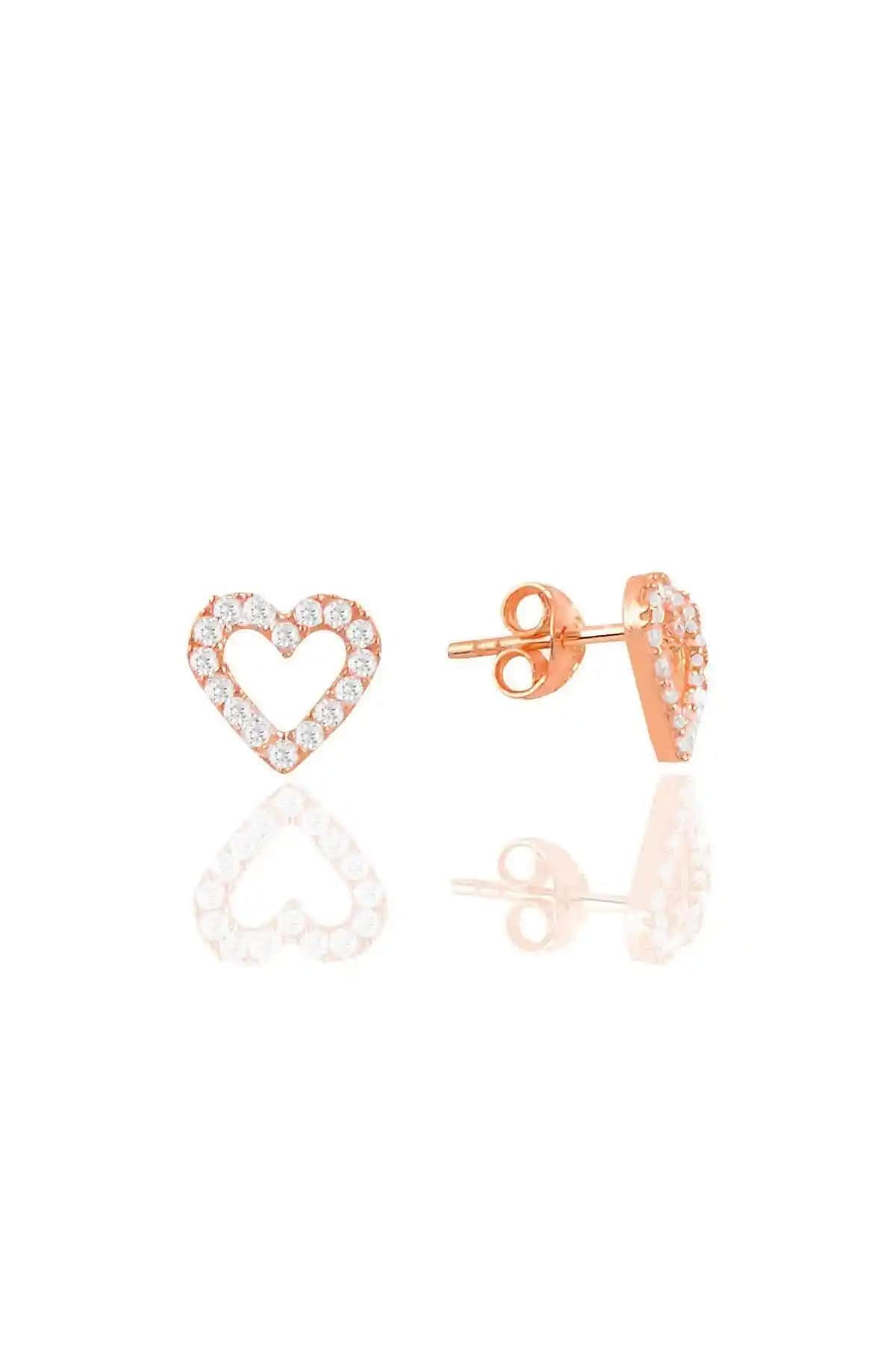 Söğütlü Silver Gümüş Rose Zirkon Taşlı Kalp ve Mini Yonca Küpe Karşılaştırması