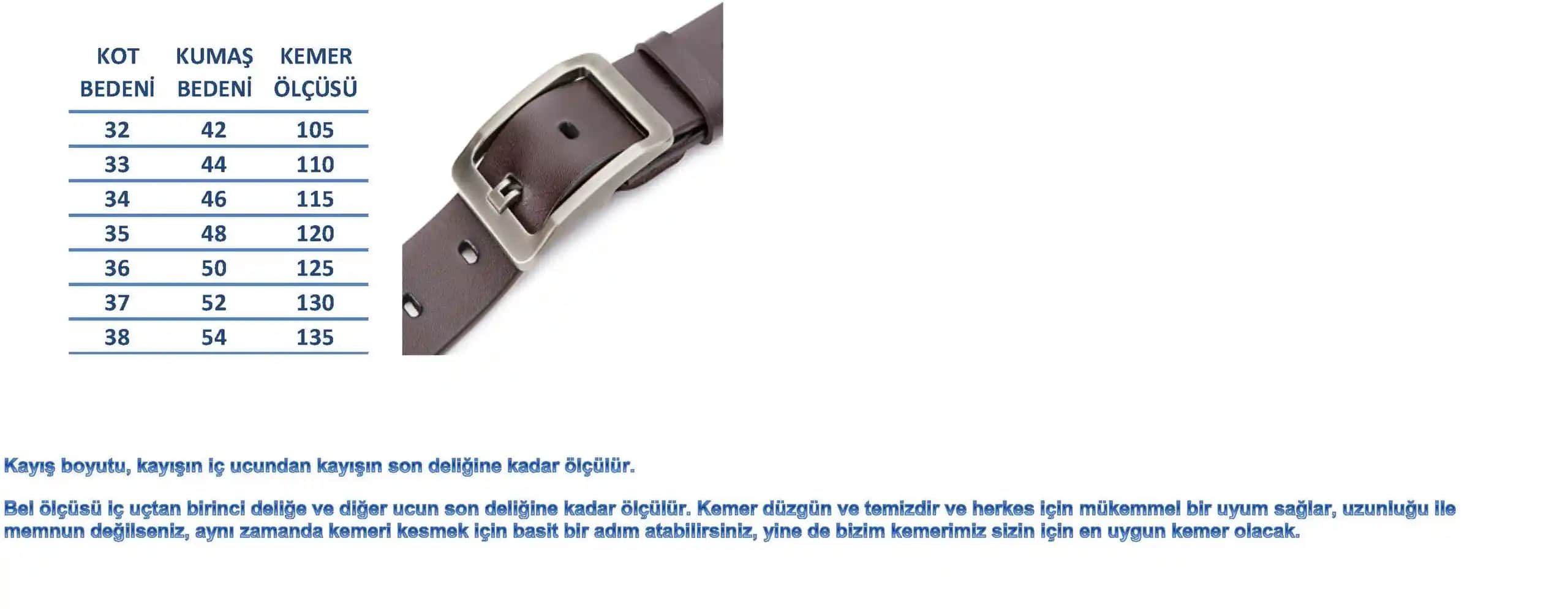 Kemer Ölçüleri ve Doğru Beden Seçimi İçin Kapsamlı Rehber