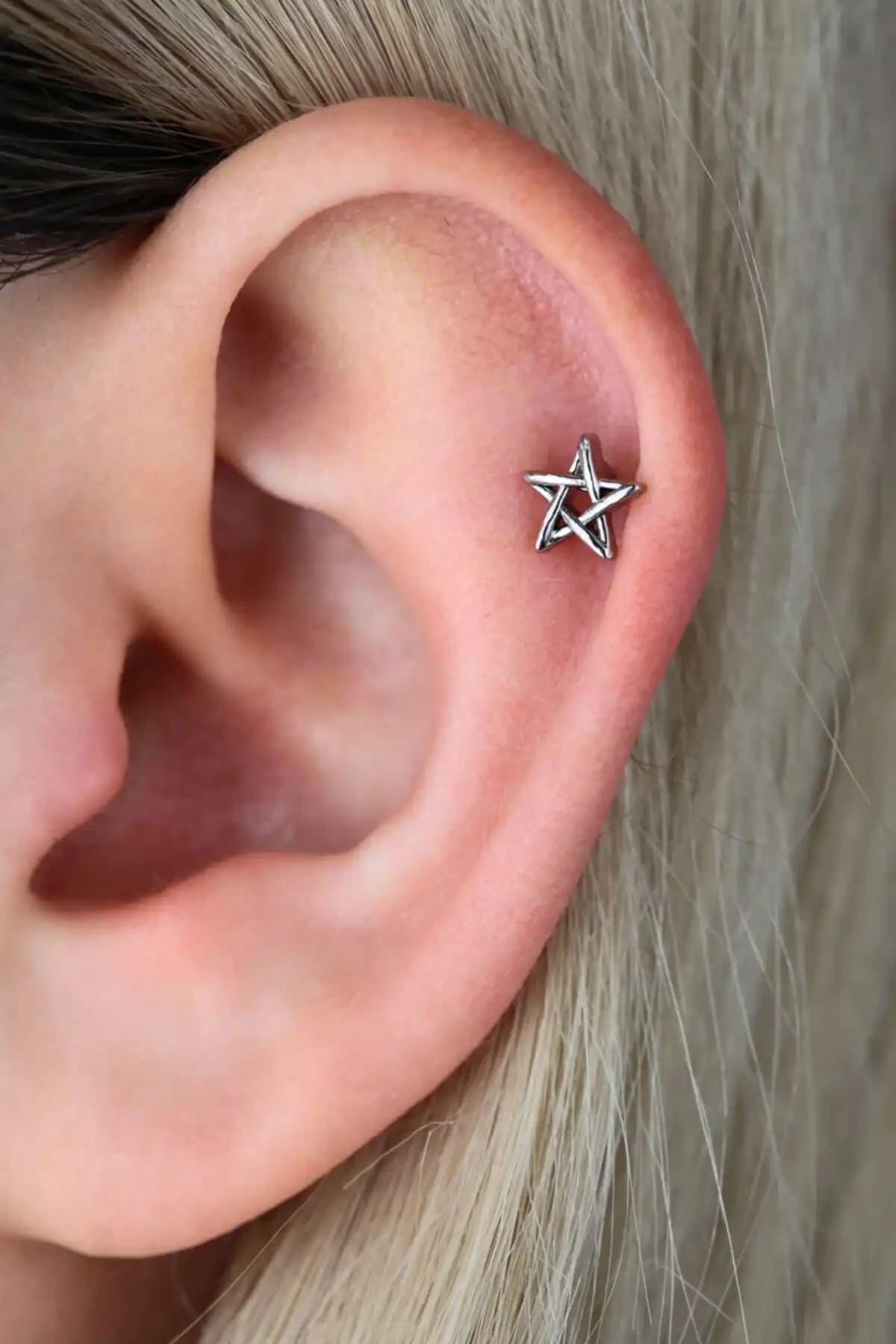 Arescollection ve Vilma Aksesuar Yıldız Helix Piercing Karşılaştırması 2