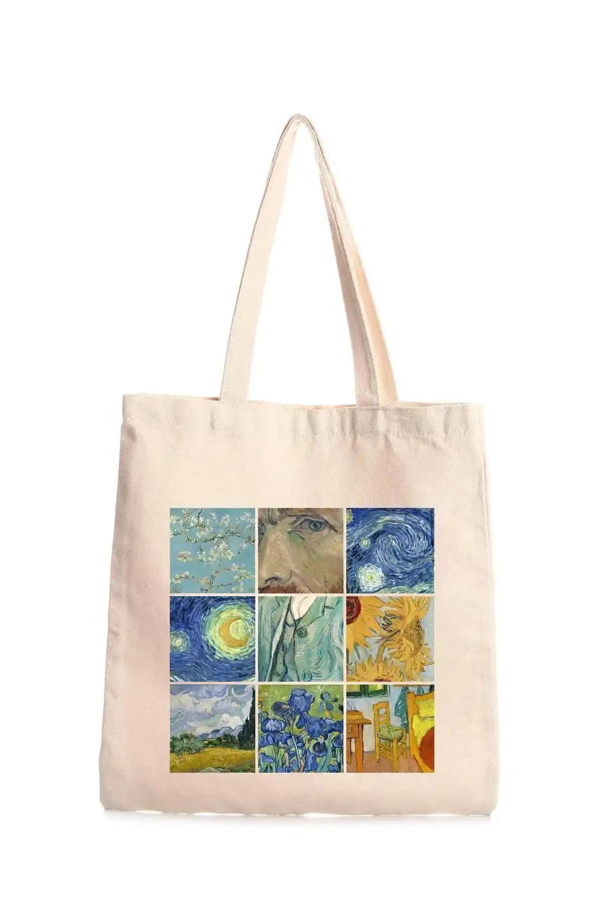 BUFUAL Van Gogh ve Juzk Solutions Much - Çığlık Tablosu Ham Bez Omuz Çantası Karşılaştırması