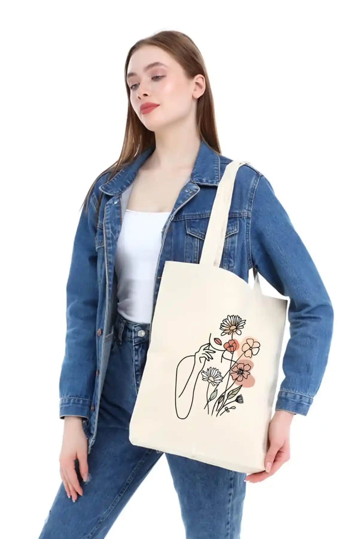 Çınar Bez Çanta Kanvas Çiçek ve Gülümseyen Güneş Ürünlerinin Karşılaştırması