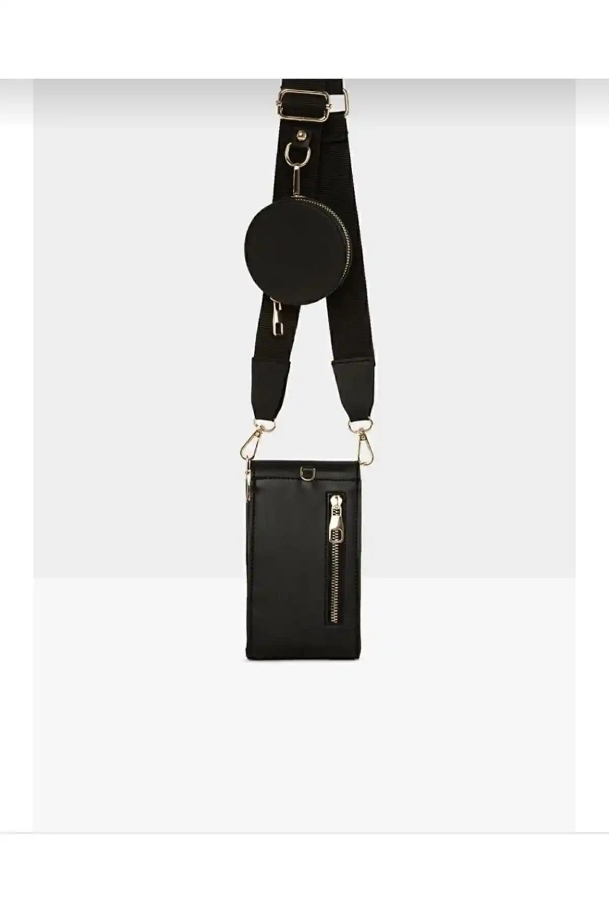 EBBY ACCESSORIES Kadınlar İçin Şık ve Kullanışlı Cüzdanlı Telefon Çantası ve Çok Fonksiyonlu Askılı Çanta